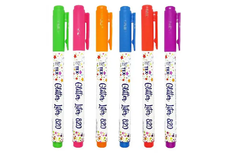 TEX Highlighter Glitter Liter 820 (Blue)