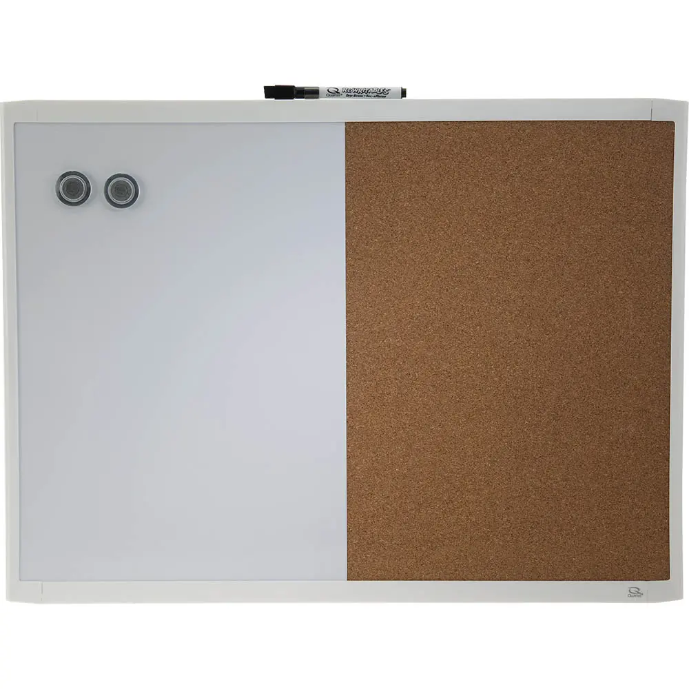 [HMQTCWB1723] Quartet Combination magnetic whiteboard (17x23 inc)
