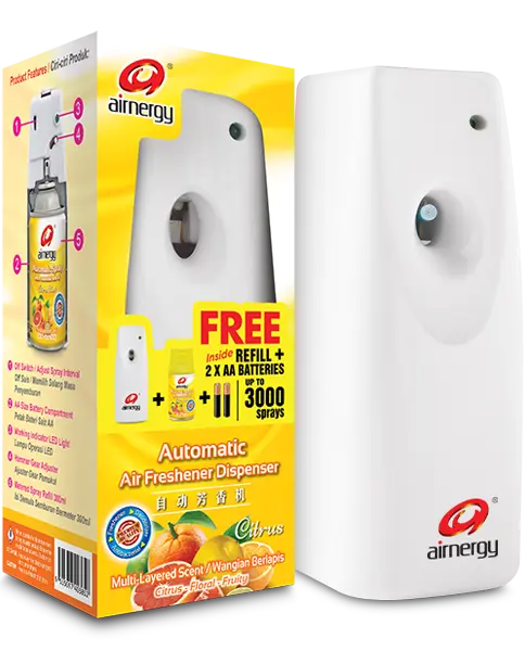 Airnergy Automatic Air Freshener Dispenser( AZ550)