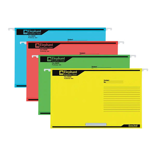 Elephant Suspension File (Blue)