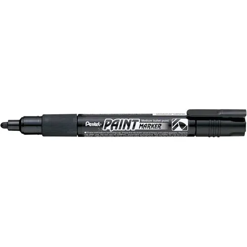 Pentel Paint Marker Medium Bullet Point MMP20 (Black)