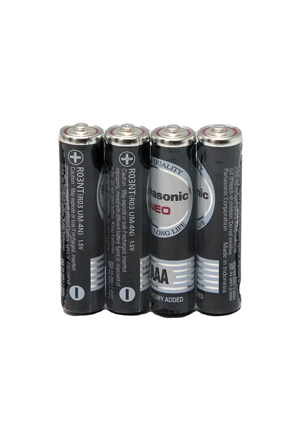 [HMOEBTPNSC1.5V2PCS] PANASONIC (AAA) Neo Battery 1.5V ( 4 Pcs)