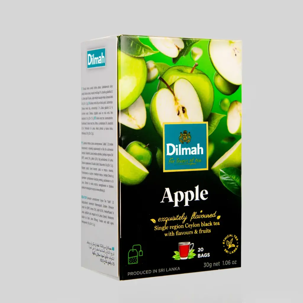 [HMPTTADMACBT40G] Dilmah Apple Ceylon Black Tea - 20 Tea Bags (40g)