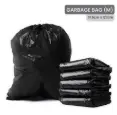 [HMFNSPB36X48BK] Plastic Bag (36" x 48") Black with handle
