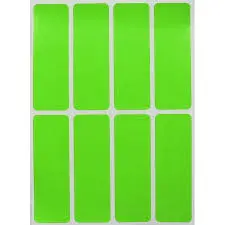 Adhesive Sticker (4'x1') green No.48
