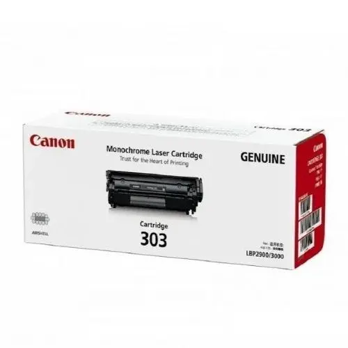 [PROD-19748-CAN-TON-BLA-PT-] Canon 303  Toner Cartridge for Canon Printer LBP2900