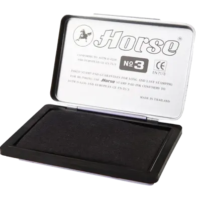 [HMDNPIPHRBKNO2] Horse No.2 inkpad  (Black)