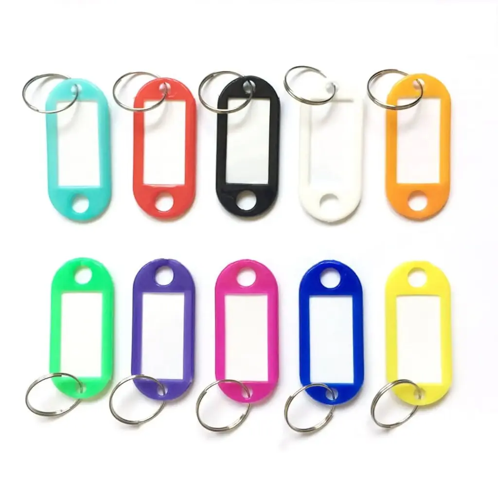 [HMFNSKTCN50PCS] Key Tags  / ID Tags / Baggage Tags ( Plastic ) 50pcs