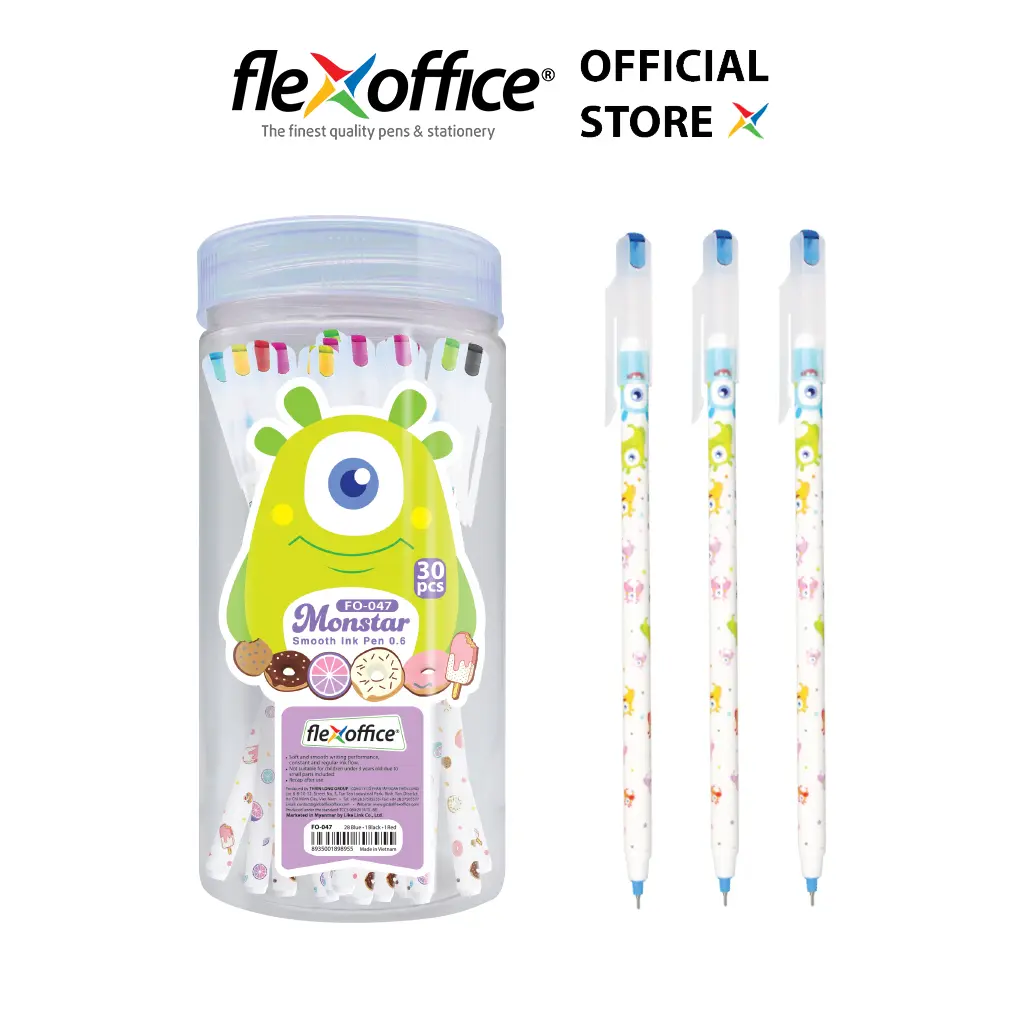 FLEXOFFICE Monster Gel Pen x 30Pcs 