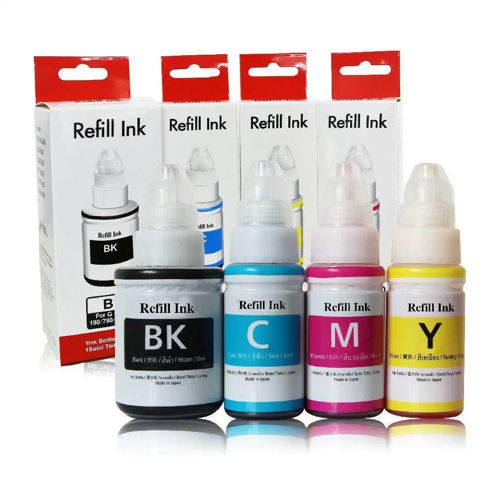 Canon Printer Ink refill for Canon Printer G1010, G2000, G2012, G3000, G3010, G3012, G4010 