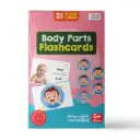 Educational Flash Cards for Kids ( Body Parts 21 Cards )