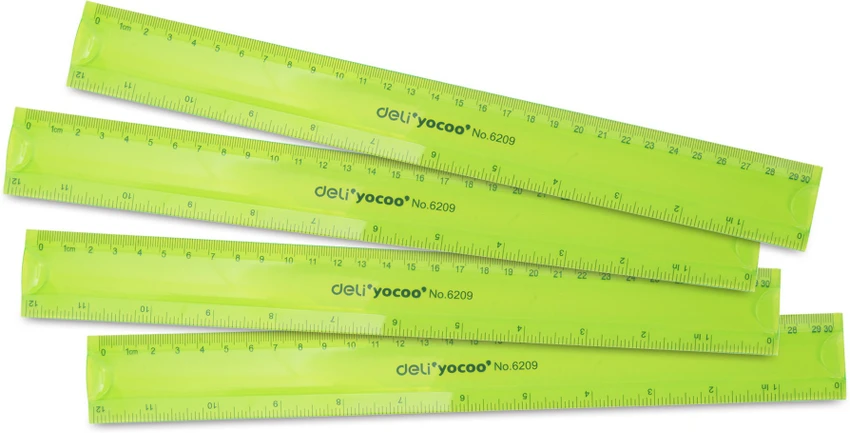 Deli Flexible Ruler 20Cm 6208 