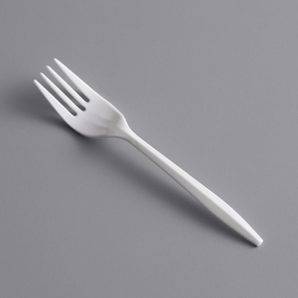 Disposable Plastic Fork 6" (100Pcs)