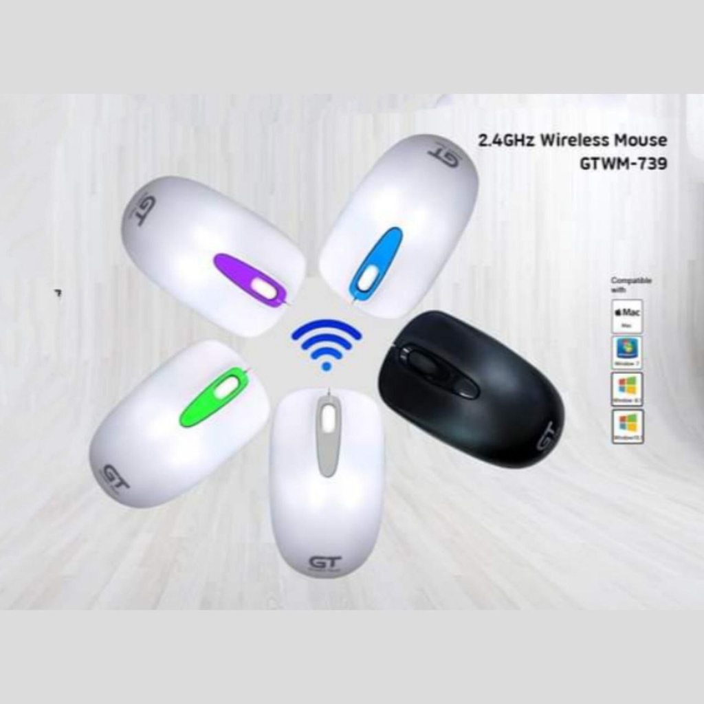 Green Technology - Wireless Mouse GTWM-739