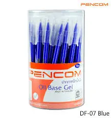 [HMWNCPCBPP0.5MMBL] Pencom Ball Point Pen (0.5mm) 50Pcs Blue