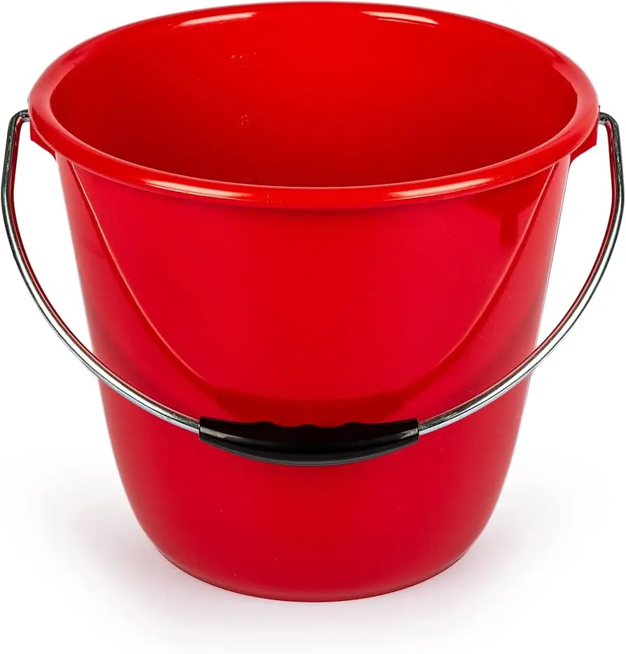 Bucket With Metal Handle 