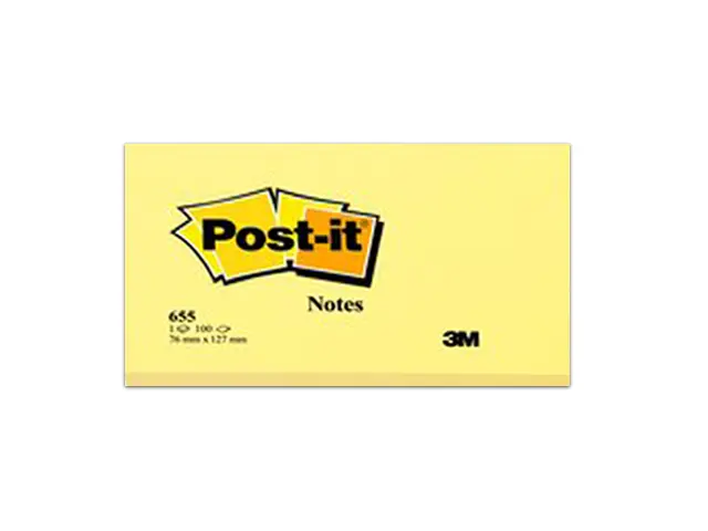 [HMPITSN3X5INC] Post-it Sticky Note (3x5 inches) Light Yellow