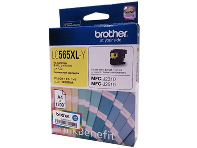 [HMBROLC565XLHYICYEO] Brother LC-565XL High Yield Ink Cartridge  (Yellow)