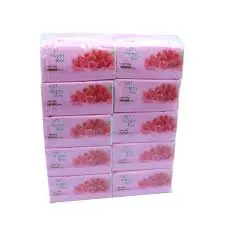 [HMPHNGHRFT10PCS] OK Happy Rose Facial Tissue (10pcs) 120sheets 