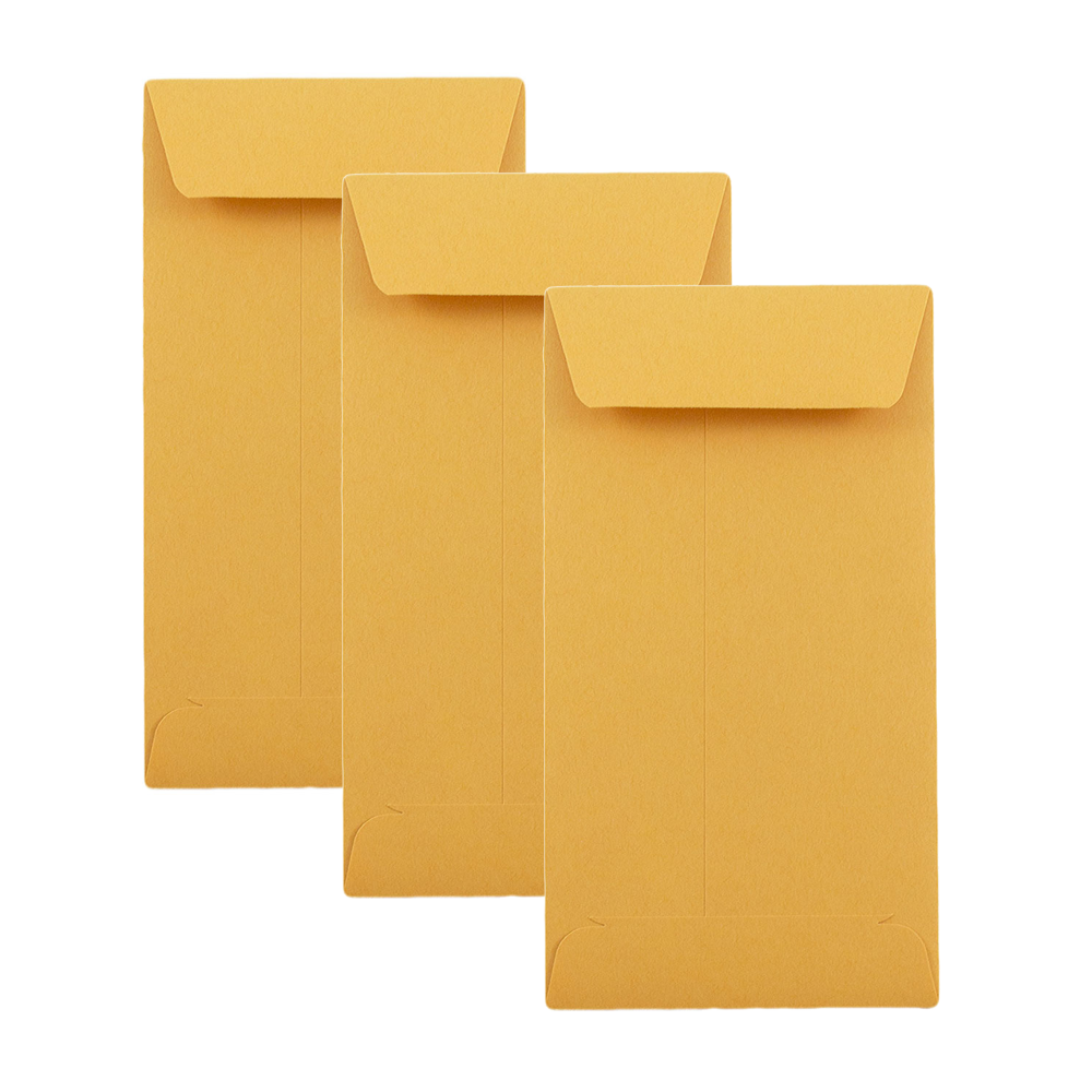 Apolo Brown Envelope With Glue ( 4x9 Inc )