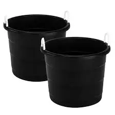 [HMFMPBKWH18GL] Plastic Bucket (18 Gallons) with handle