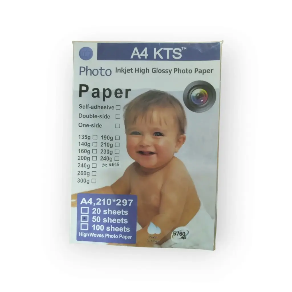 Inkjet High Glossy Photo Paper A4 (135g) 2C