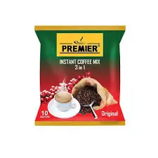 [HMPPP3IN1IC10S] Premier Instant Coffee Mix 3 in1(Original) 10 Sachet