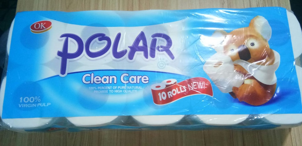 Polar Tissue Roll With Core 3Ply (10 Rolls) 