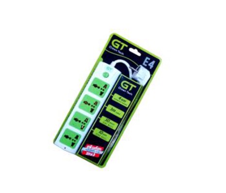 Green Technology GTS-E4 4 Way Multi Socket