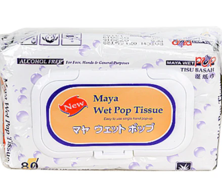 Maya Wet Pop Tissue 80PCS