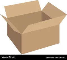 Corrugate Carton Box (3 ply, White)