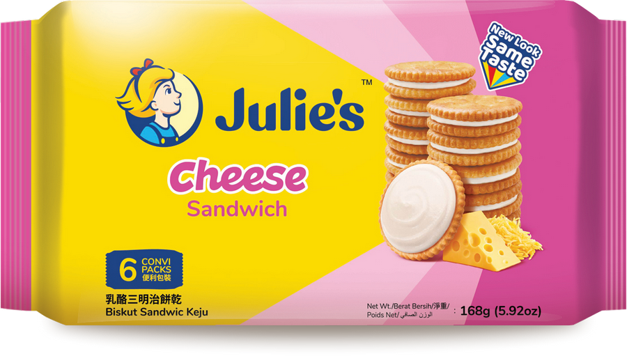 Julie's Cheese Sandwich Biscuits(168g )