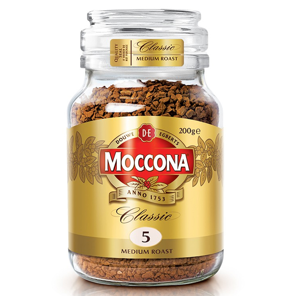 Moccona Classic Medium Roast Freeze Dried 5 Coffee (200g)