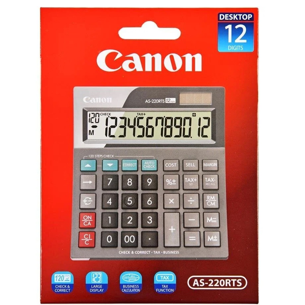 Canon AS-220RTS Desktop Calculator (12 Digit)