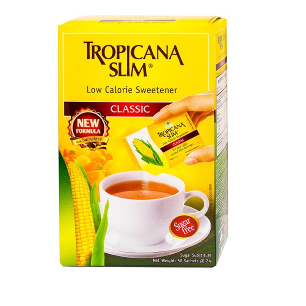 Tropicana Slim Low Calorie Sweetener 100g(50 Sachet )
