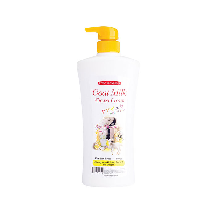 Carebeau Goat Milk Shower Cream Royal Jelly & Lemon