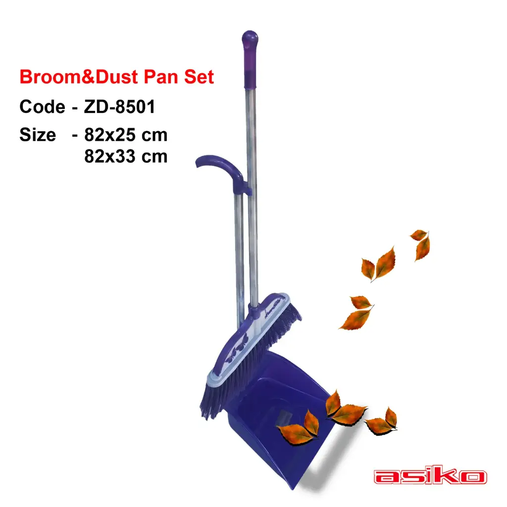 [HMBWDPASK-ZD8501] Asiko - Broom & Dustpan Set (ZD8501)