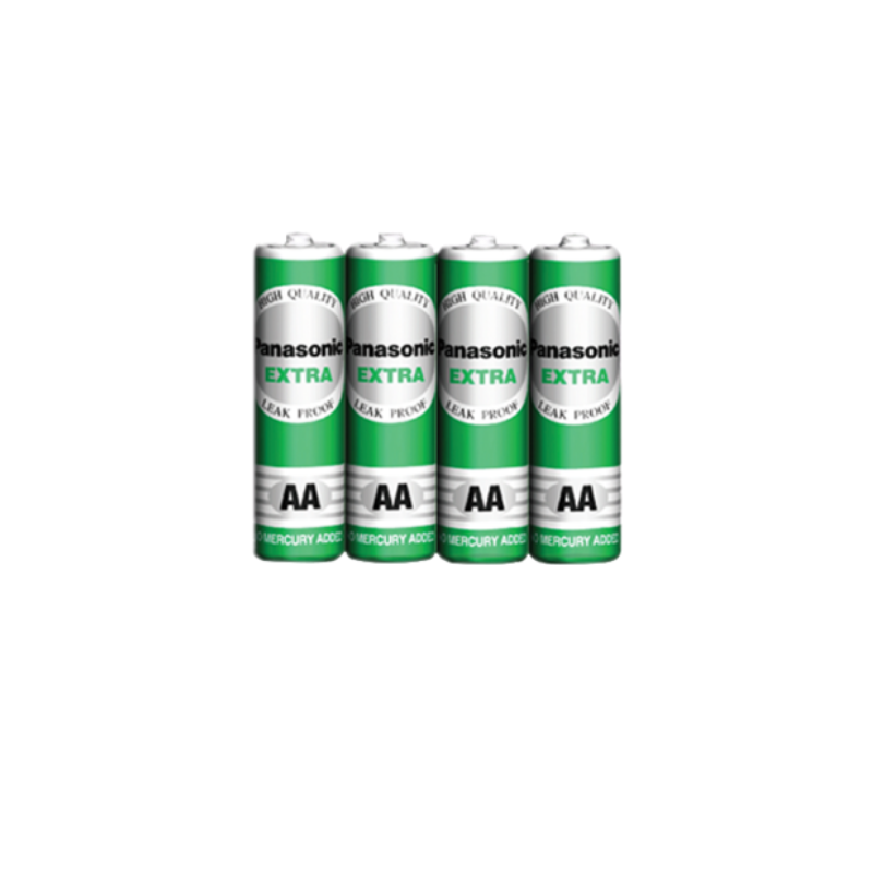 [HMOEBTPNSEMB1.5V4PCS] PANASONIC Extra Manganese Batteries AA ( 4 Pcs )