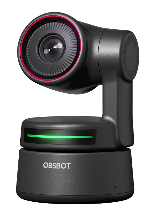 OBSBOT Tiny 4K AI-Powered PTZ Webcam
