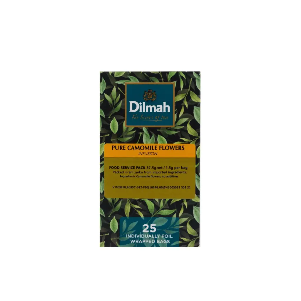 [HMPTTAPCI37G] Dilmah Pure Camomile Infusion (37.5g) 25 Tea Bags Individually Wrapped Bags