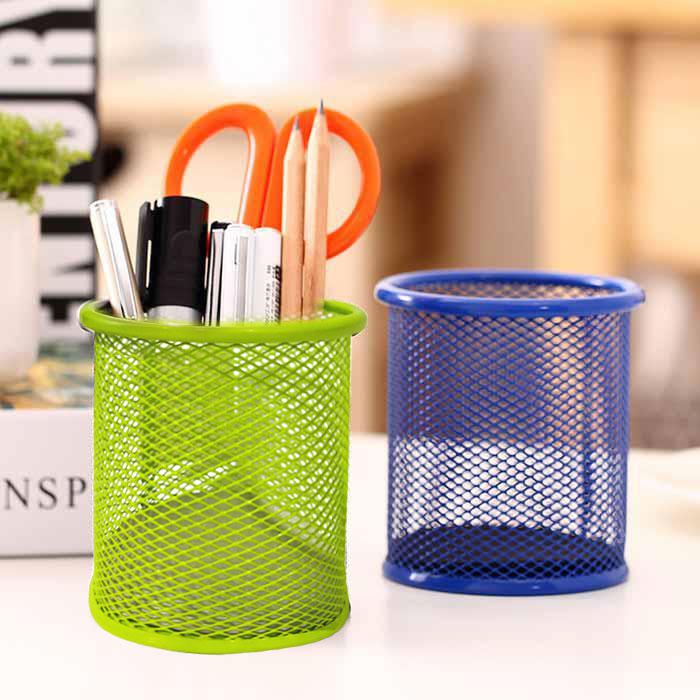 Deli Round Mesh Pen Holder (E9153)