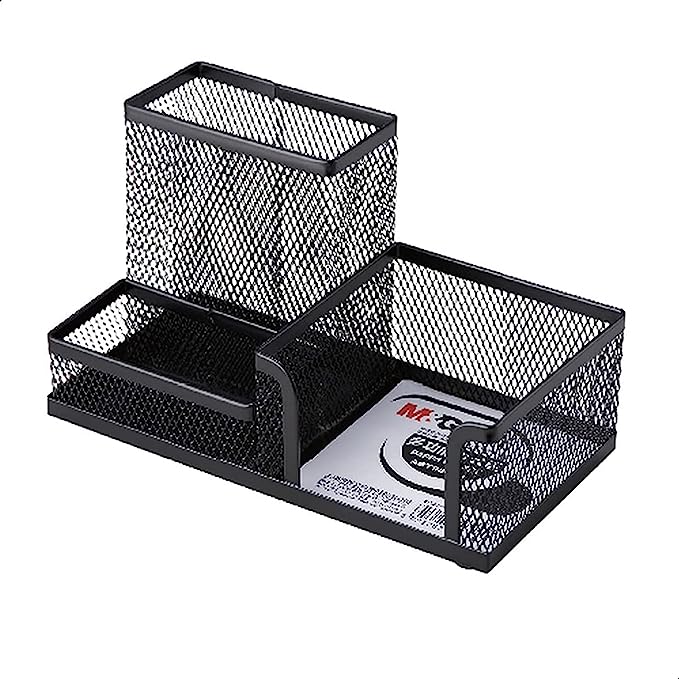 M&G Multifunctional Mesh Pen Holder And Organizer For Desk (ABT98405)