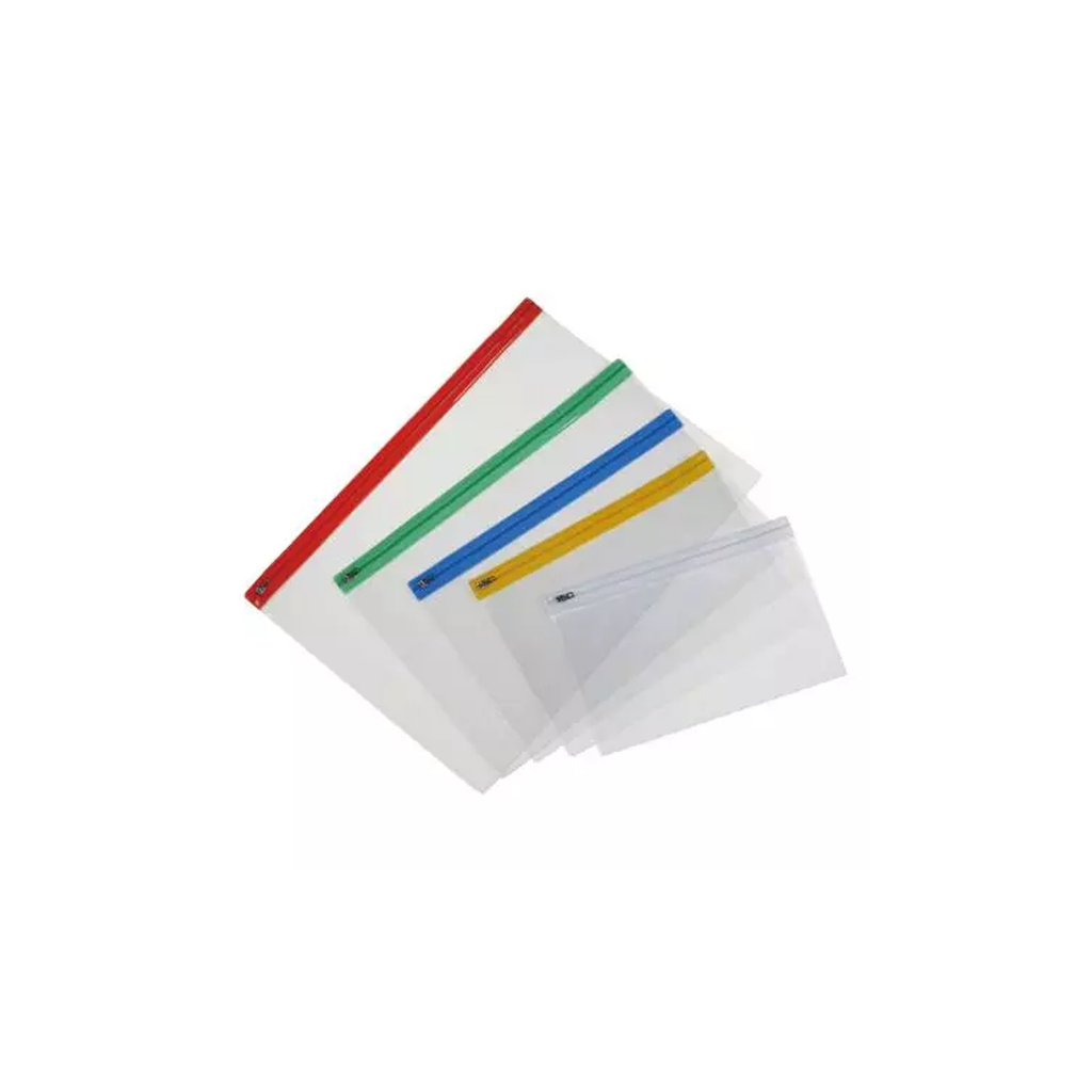 [HMFNSFBCLA3] File Bag (Clear) A3 With Zip 