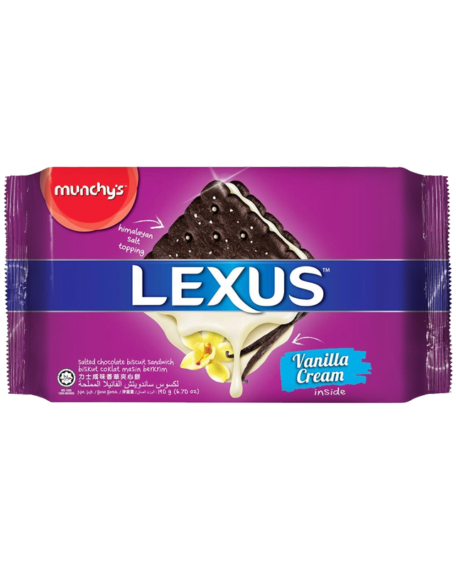 Munchy's Lexus Sandwich Vanilla Cream Biscuit (190g)