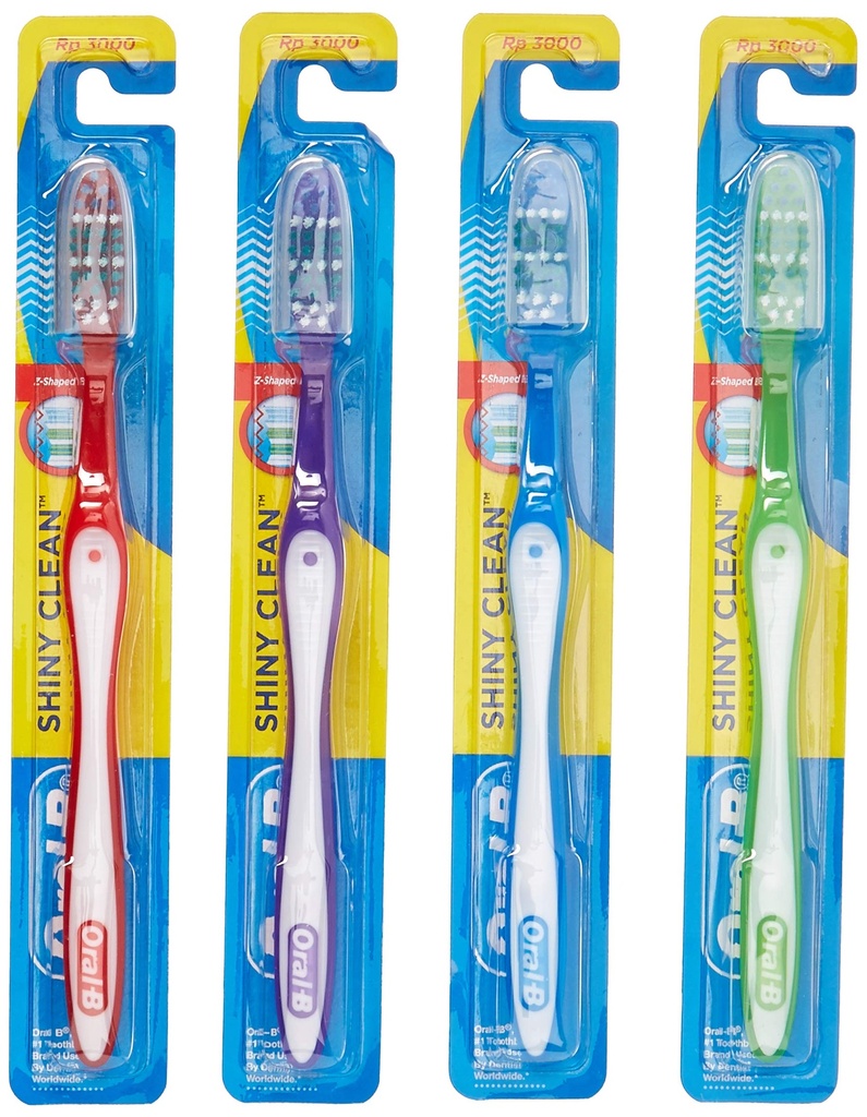 Oral-B Toothbrush Shiny Clean Soft