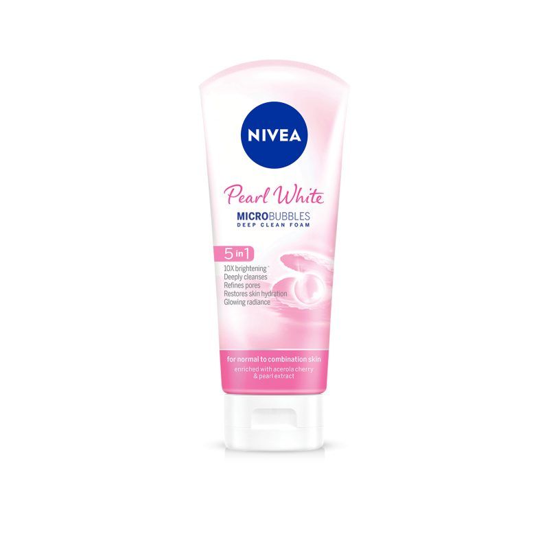 NIVEA Pearl White 5in1 Deep Clean Foam