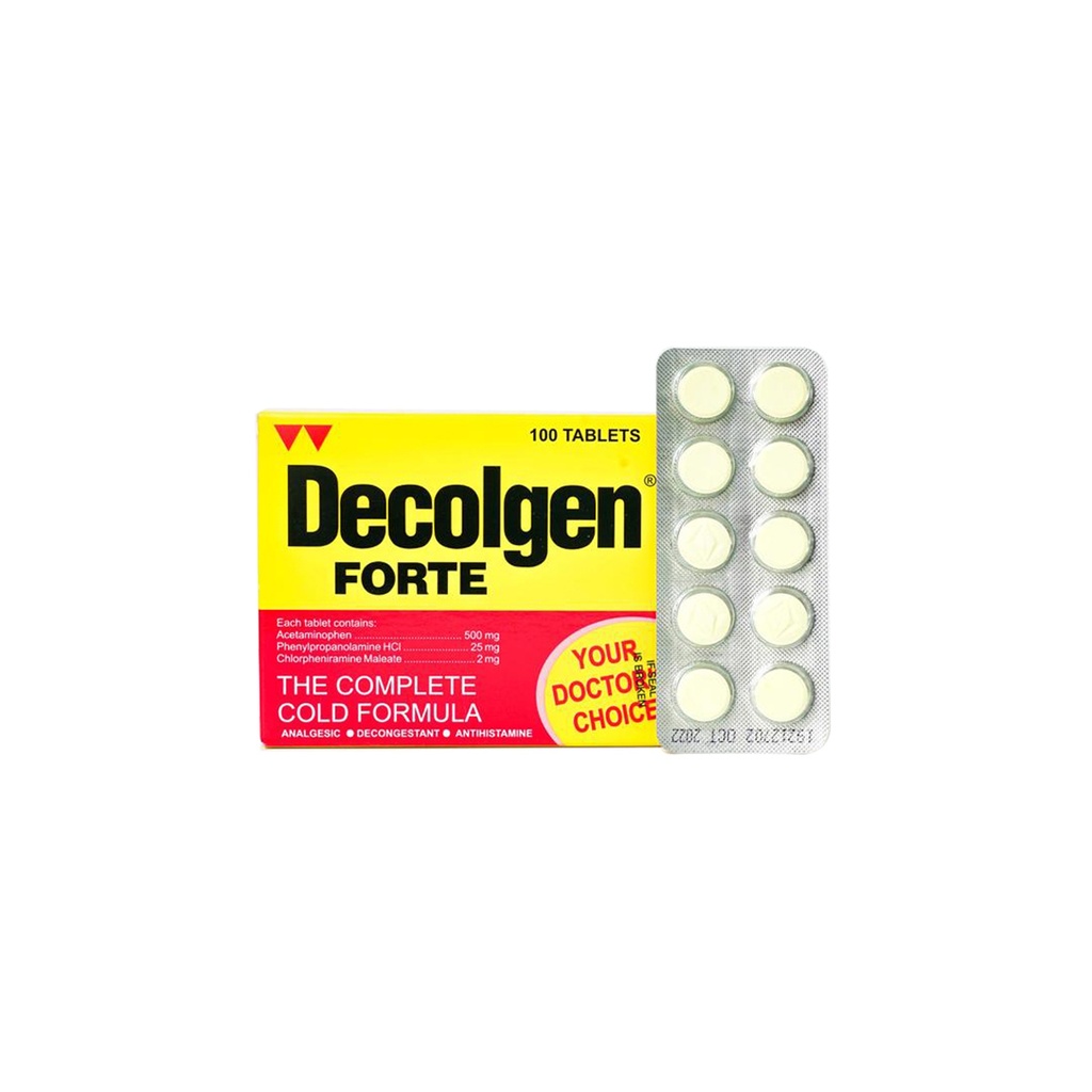 Decolgen Forte Tablets (10 Pcs)