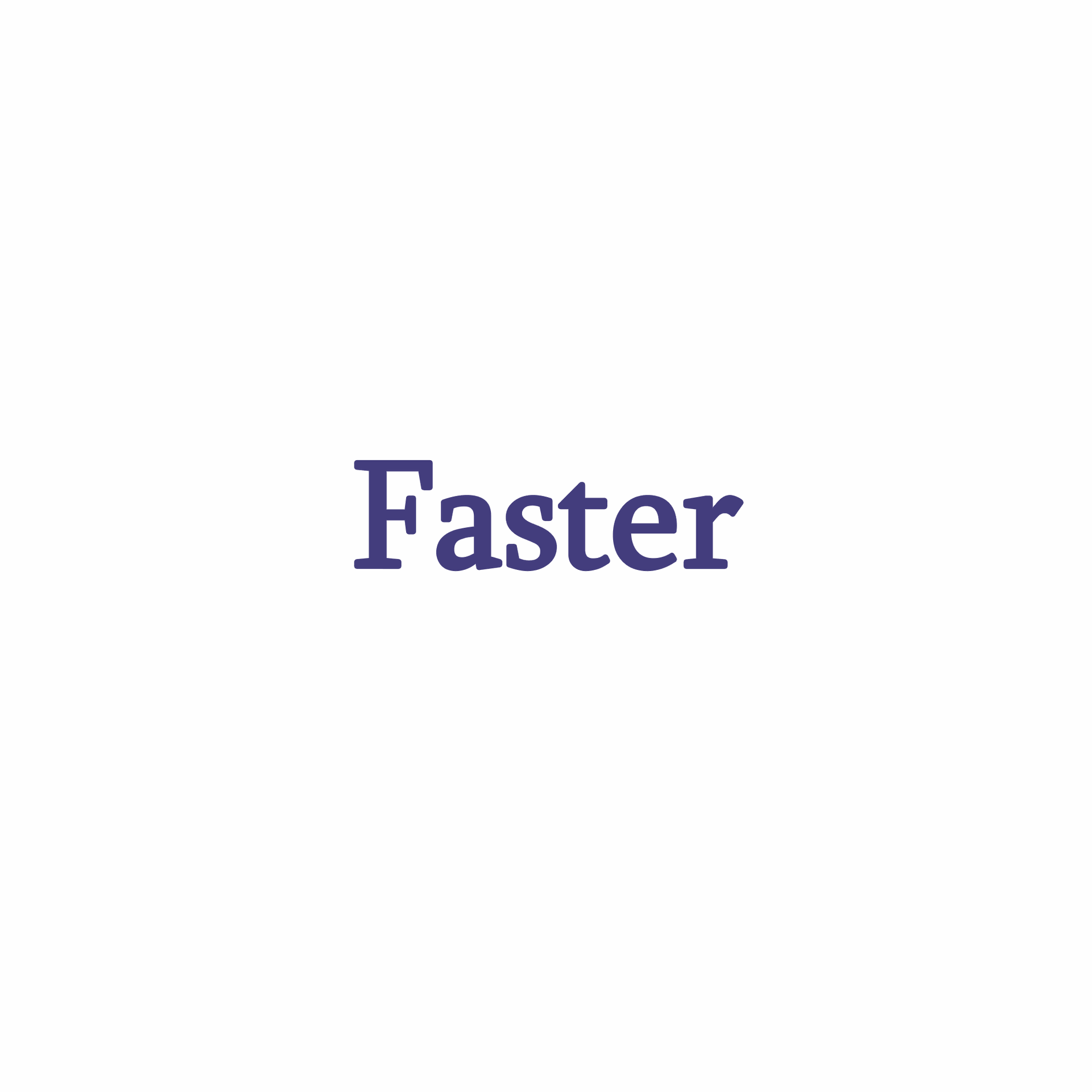 Product Brand: Faster