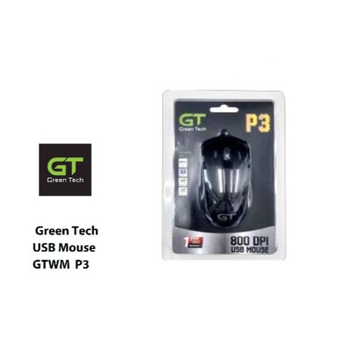 [HMGTUSBRSMGTMP3] Green Technology - USB Robot Style Mouse GTM-P3
