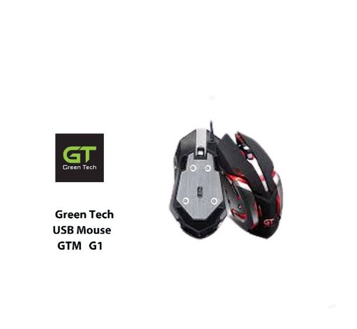 [HMGT6KUSBGMGTMG1] Green Technology - 6 Keys USB Gaming Mouse GTM-G1